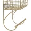 imageDII Rustic Farmhouse Bathroom Dcor Metal Storage Small Towel Bar RusticGold