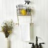 imageDII Rustic Farmhouse Bathroom Dcor Metal Storage Small Towel Bar RusticGold