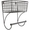 imageDII Rustic Farmhouse Bathroom Dcor Metal Storage Small Towel Bar RusticGray