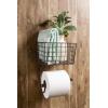 imageDII Rustic Farmhouse Bathroom Dcor Metal Storage Small Towel Bar RusticGray