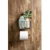 imageDII Rustic Farmhouse Bathroom Dcor Metal Storage Small Towel Bar RusticGray