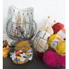 imageDII Vintage Wire Storage Baskets Egg Basket Set Rustic 3 PieceAssorted Egg Baskets