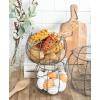 imageDII Vintage Wire Storage Baskets Egg Basket Set Rustic 3 PieceAssorted Egg Baskets
