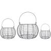 imageDII Vintage Wire Storage Baskets Egg Basket Set Rustic 3 PieceAssorted Egg Baskets