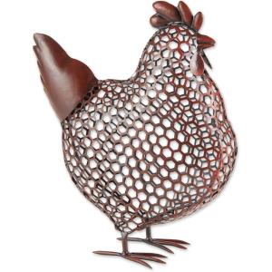 imageDII Chicken Wire Collection Farm Animal Sculpture Duck 13x475x145 inches IronIron