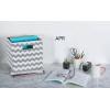 imageDII Collapsible Polyester Storage Cube Chevron Gray LargeGray