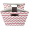 imageDII Collapsible Polyester Storage Cube Chevron Gray LargeRose