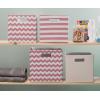 imageDII Collapsible Polyester Storage Cube Chevron Gray LargeRose