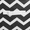 imageDII Non Woven Polyester Storage Bin Chevron Gray Small Set of 2Black