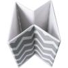 imageDII Non Woven Polyester Storage Bin Chevron Gray Small Set of 2Gray