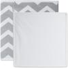 imageDII Non Woven Polyester Storage Bin Chevron Gray Small Set of 2Gray