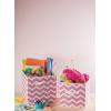 imageDII Non Woven Polyester Storage Bin Chevron Gray Small Set of 2Rose