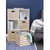 imageDII Polyester Cube Storage Collection Hard Sided Collapsible 11x11x11quot BlackGold
