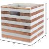 imageDII Polyester Cube Storage Collection Hard Sided Collapsible 11x11x11quot Copper