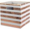 imageDII Polyester Cube Storage Collection Hard Sided Collapsible 11x11x11quot Copper