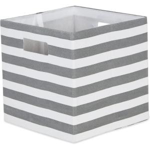 imageDII Polyester Cube Storage Collection Hard Sided Collapsible 11x11x11quot BlackMineral