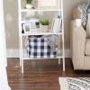 imageDII Buffalo Check Storage Collection Collapsible Bin with Handles Large Rectangle 175x12x15 Tri Color BlackNavy  Offwhite