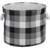 imageDII Buffalo Check Storage Collection Collapsible Bin with Handles Large Rectangle 175x12x15 Tri Color BlackTri Color Black