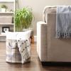imageDII Buffalo Check Storage Collection Collapsible Bin with Handles Large Rectangle 175x12x15 Tri Color BlackTri Color Stone