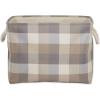 imageDII Buffalo Check Storage Collection Collapsible Bin with Handles Large Rectangle 175x12x15 Tri Color BlackTri Color Stone