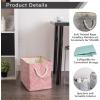 imageDII Chevron Woven Paper Storage Organizer Bin Laundry Hamper Organize Clothing Toys Pet Supplies Accessories Kids ampamp Baby Nursery Basket Medium Rectangle StoneNautical Blue