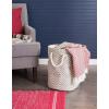 imageDII Chevron Woven Paper Storage Organizer Bin Laundry Hamper Organize Clothing Toys Pet Supplies Accessories Kids ampamp Baby Nursery Basket Medium Rectangle StoneGray