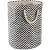 imageDII Chevron Woven Paper Storage Organizer Bin Laundry Hamper Organize Clothing Toys Pet Supplies Accessories Kids ampamp Baby Nursery Basket Medium Rectangle StoneBlack