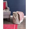 imageDII Chevron Woven Paper Storage Organizer Bin Laundry Hamper Organize Clothing Toys Pet Supplies Accessories Kids ampamp Baby Nursery Basket Medium Rectangle StoneBlack