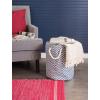 imageDII Chevron Woven Paper Storage Organizer Bin Laundry Hamper Organize Clothing Toys Pet Supplies Accessories Kids ampamp Baby Nursery Basket Medium Rectangle StoneNautical Blue