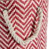 imageDII Chevron Woven Paper Storage Organizer Bin Laundry Hamper Organize Clothing Toys Pet Supplies Accessories Kids ampamp Baby Nursery Basket Medium Rectangle StoneRust
