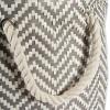 imageDII Chevron Woven Paper Storage Organizer Bin Laundry Hamper Organize Clothing Toys Pet Supplies Accessories Kids ampamp Baby Nursery Basket Medium Rectangle StoneGray
