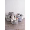 imageDII Chevron Woven Paper Storage Organizer Bin Laundry Hamper Organize Clothing Toys Pet Supplies Accessories Kids ampamp Baby Nursery Basket Medium Rectangle StoneBlack