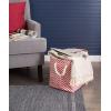 imageDII Chevron Woven Paper Storage Organizer Bin Laundry Hamper Organize Clothing Toys Pet Supplies Accessories Kids ampamp Baby Nursery Basket Medium Rectangle StoneRust