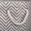 imageDII Chevron Woven Paper Storage Organizer Bin Laundry Hamper Organize Clothing Toys Pet Supplies Accessories Kids ampamp Baby Nursery Basket Medium Rectangle StoneStone