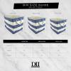 imageDII Durable Woven Striped Storage Bin Collapsible with Soft Rope Handles Reinforced with Metal Grommets Medium 15x10x12 PinkAqua
