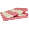 imageDII Durable Woven Striped Storage Bin Collapsible with Soft Rope Handles Reinforced with Metal Grommets Medium 15x10x12 PinkPink