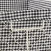 imageDII Farmhouse Chicken Wire Storage Baskets with Liner Medium Antique Black ampamp White Gingham Check 11x788x7quot 2 PieceAntique Black  White Gingham Check