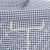 imageDII Farmhouse Chicken Wire Storage Baskets with Liner Medium Antique Black ampamp White Gingham Check 11x788x7quot 2 PieceAntique French Blue Gingham Check