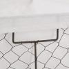 imageDII Farmhouse Chicken Wire Storage Baskets with Liner Medium Antique Black ampamp White Gingham Check 11x788x7quot 2 PieceVintage Bleached White