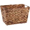 imageDII Hyacinth Collection Storage Baskets Large Set Assorted Sizes Natural 5 PieceDark Brown