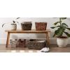 imageDII Hyacinth Collection Storage Baskets Large Set Assorted Sizes Natural 5 PieceGray Wash