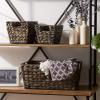 imageDII Hyacinth Collection Storage Baskets Large Set Assorted Sizes Natural 5 PieceGray Wash