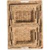 imageDII Hyacinth Collection Storage Baskets Large Set Assorted Sizes Natural 5 PieceNatural