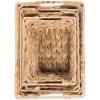 imageDII Hyacinth Collection Storage Baskets Large Set Assorted Sizes Natural 5 PieceNatural