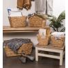 imageDII Hyacinth Collection Storage Baskets Large Set Assorted Sizes Natural 5 PieceNatural