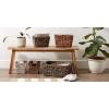 imageDII Hyacinth Collection Storage Baskets Large Set Assorted Sizes Natural 5 PieceWhite Wash