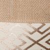 imageDII Jute Storage Collection Collapsible Burlap Diamond Storage Bin Small Round 12x9quot AquaBronze