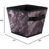 imageDII Laundry Storage Collection Foldable Organizing Bin Black Large SetBlack