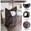 imageDII Laundry Storage Collection Foldable Organizing Bin Black Large SetBlack