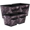 imageDII Laundry Storage Collection Foldable Organizing Bin Black Large SetBlack